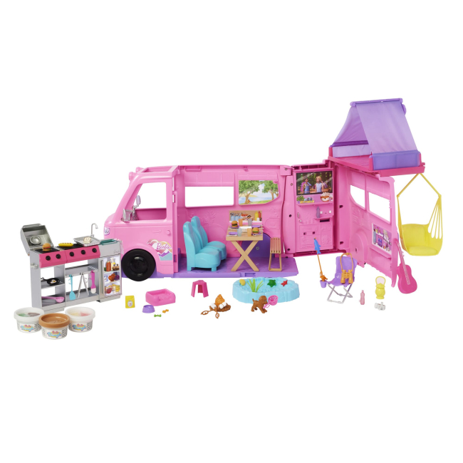 Транспорт і улюбленці - ​Ігровий набір Barbie Пікнік на природі (HRJ78)