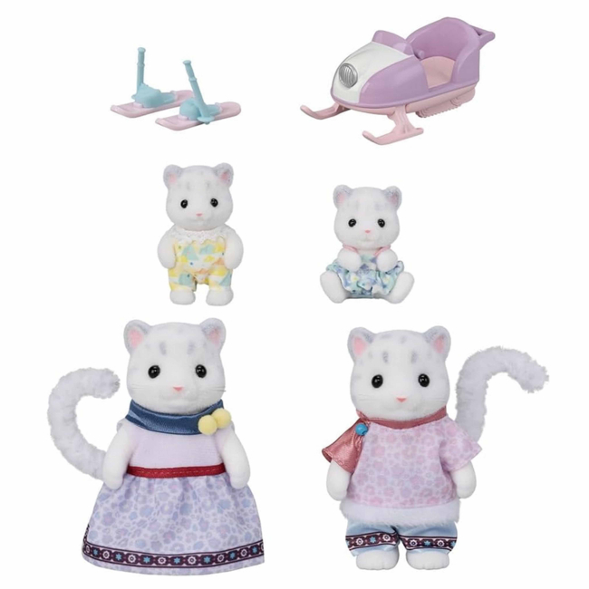Фигурки животных - ​Игровой набор Sylvanian Families Семья Снежных леопардов (5814)