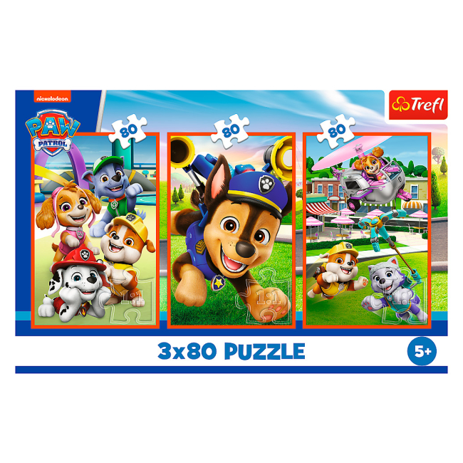 Пазлы - Пазлы Trefl Paw patrol Собачья банда 3 в 1 (34886)