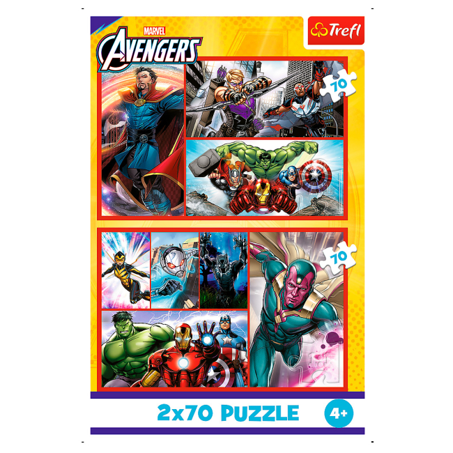 Пазлы - Пазлы Trefl The Avengers Стать героем 2 в 1 (34439)