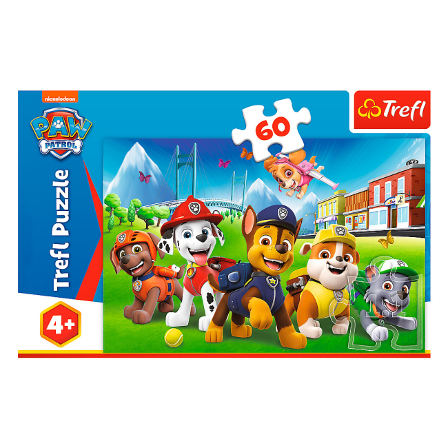 Пазли - Пазл Trefl Paw Patrol Щенячий патруль на траві 60 елементів (17375)