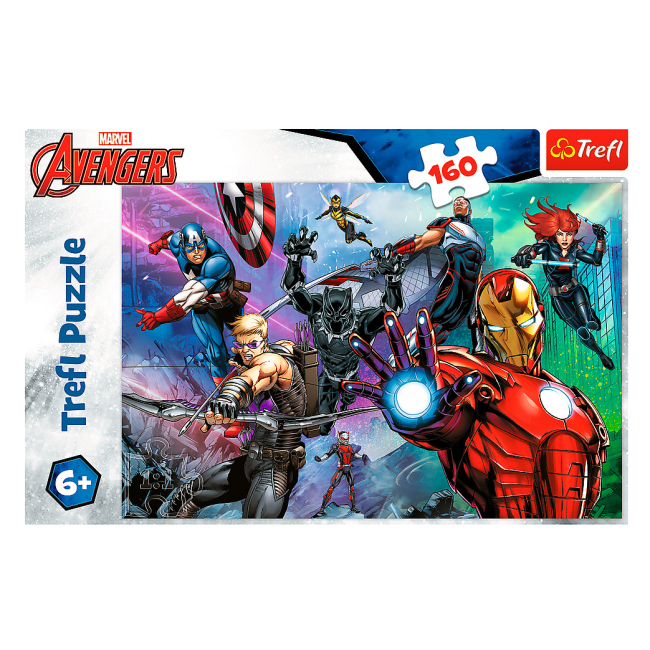Пазли -  Пазл Trefl The Avengers Герої завжди готові 160 елементів (15424)