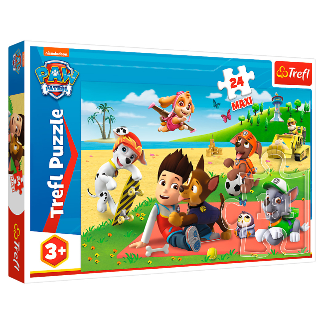 Пазли -  Пазл Trefl Maxi Paw Patrol Веселощі на ковдрі 24 елемента (14346)