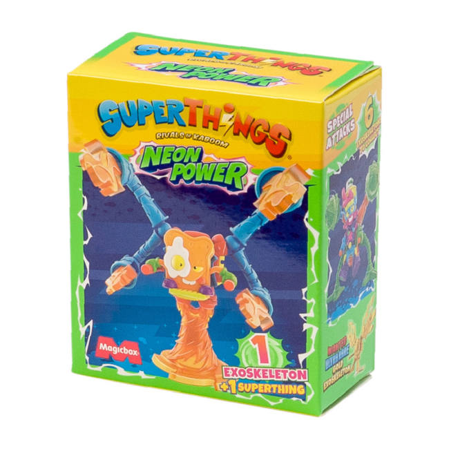 Фигурки персонажей - Игровой набор SuperThings Neon power Экзоскелетон (PST11D612IN01)