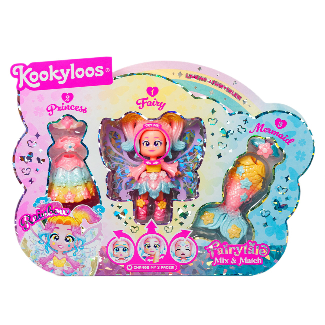 Куклы - Игровой набор Kookyloos Fairytale Рейнбоу (PKLSP106IN210)