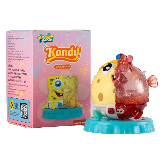 Фігурки персонажів - Фігурка-сюрприз Mighty Jaxx Kandy Soda edition Губка Боб (LND-22KXSBSPBB13)