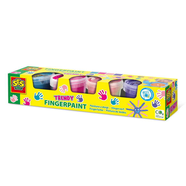 Канцтовари - Пальчикові фарби Ses Creative S2 Юні художниці (00392S)