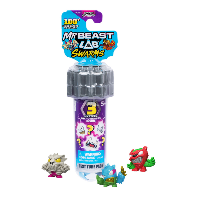 Фигурки персонажей - Игровой набор MrBeast Lab Лаборатория в пробирке Swarms 3 (124280)