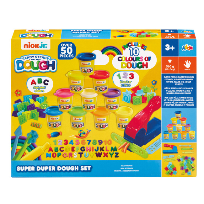 Наборы для лепки - Набор для творчества с пластилином Addo Ready Steady Dough Супер-Пупер (318-13183-BN)
