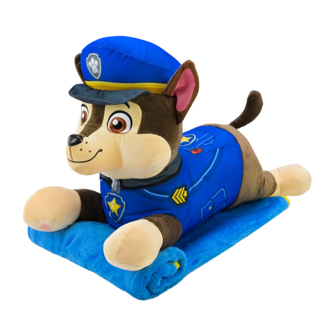 М'які тварини - М'яка іграшка з пледом Kids Hits Paw Patrol 60 см (KH71/001L)