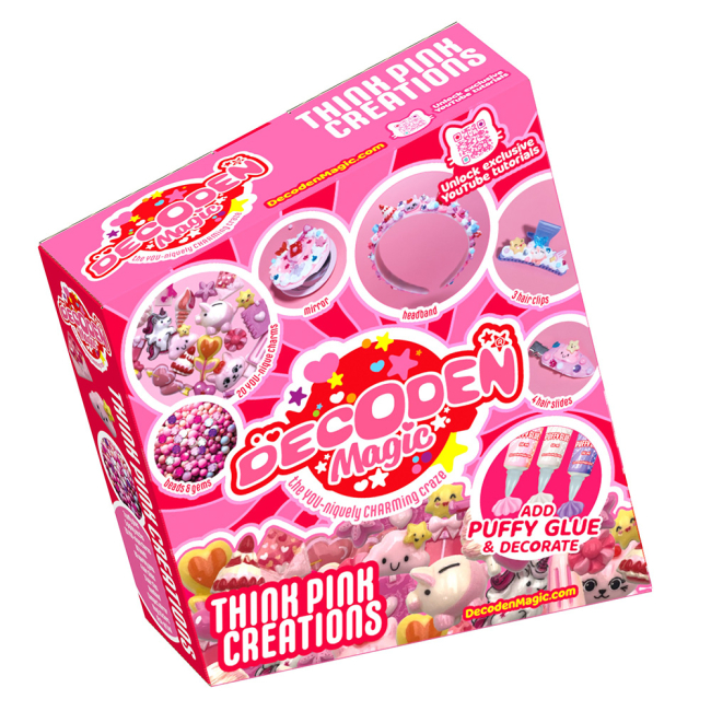 Наборы для творчества - ​Набор для творчества Decoden Magic Think Pink Creations Делюкс (4863TP)