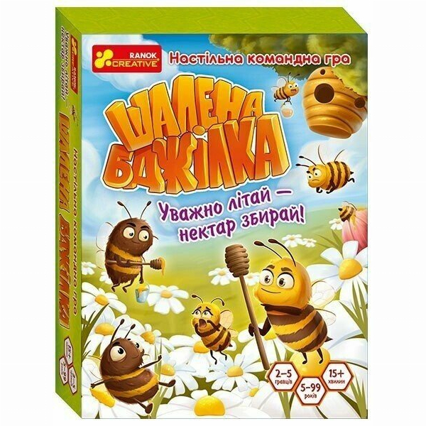 Настольные игры - Настольная игра Ranok Сумасшедшая пчелка (10120203У)