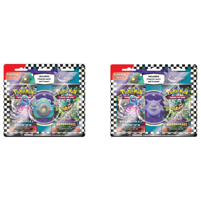 Настольные игры - Настольная игра Pokemon Eraser Blister 2024 1 шт (820650858222)