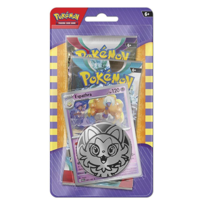 Настольные игры - Настольная игра Pokemon Scarlet & Violet Espathra 2 Pack Blister (820650858284)
