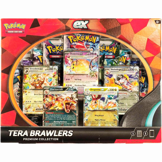 Настольные игры - Настольная игра Pokemon Tera Brawlers Premium Collection (820650412097)