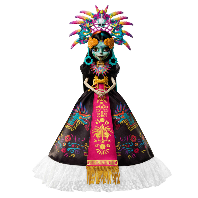 Ляльки - Лялька Monster High Skullector Скеліта Калаверас Dia De Muertos (JDR63)