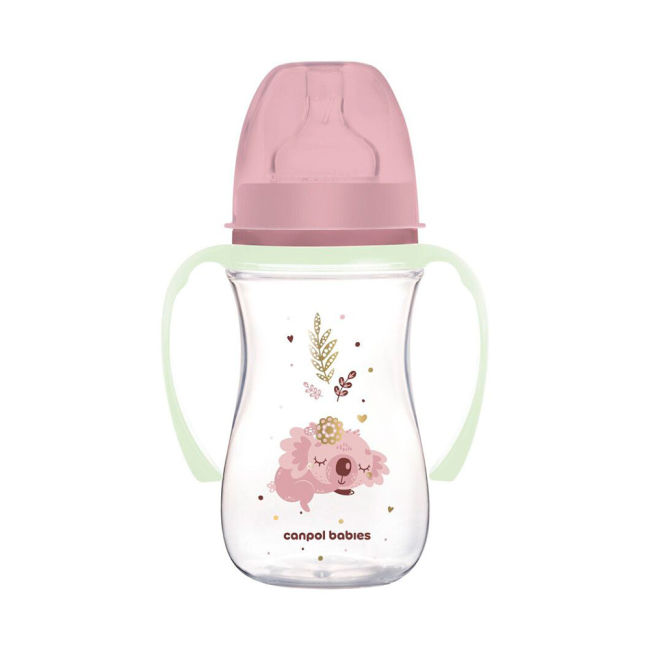 Товари для догляду - Пляшечка Canpol Easystart Sleepy Koala рожева (35/237_pin)