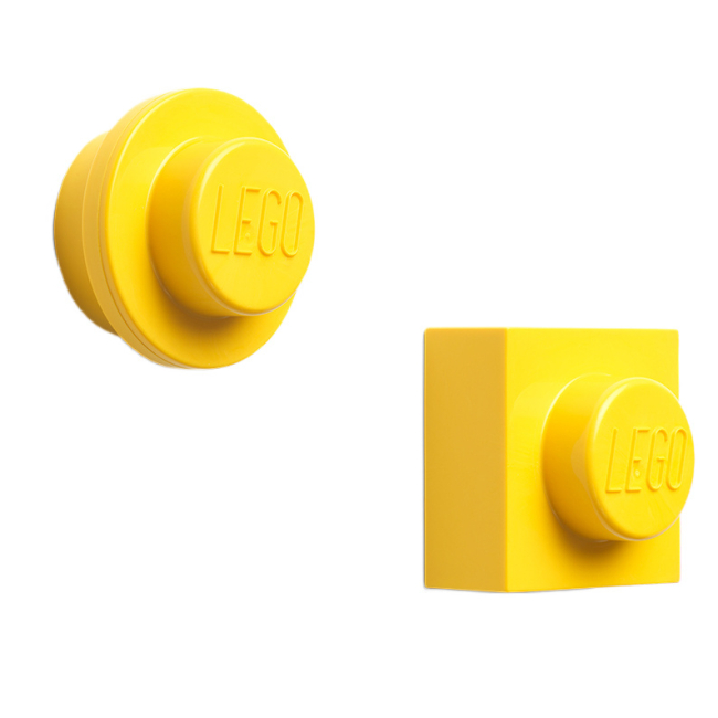 Канцтовари - Набір магнітів LEGO Lifestyle 2 шт жовті (40101732)