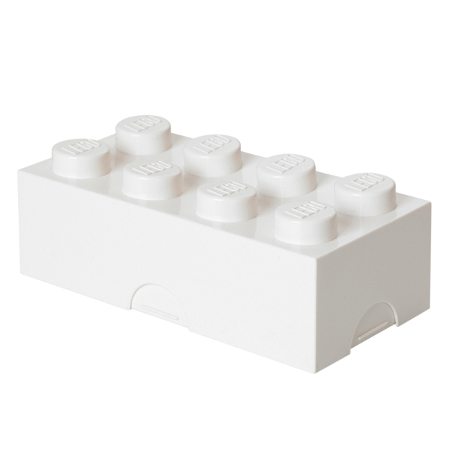Бокси для іграшок - Бокс для зберігання LEGO Lifestyle Цеглинка Classic 8 білий (40231735)