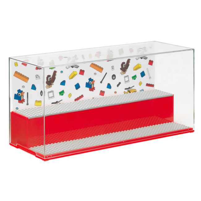 Бокси для іграшок - Дисплей для мініфігурок LEGO Lifestyle Iconic червоний (40700001)