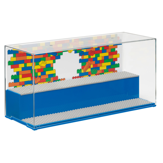Бокси для іграшок - ​Дисплей для мініфігурок LEGO Lifestyle Iconic синій (40700002)