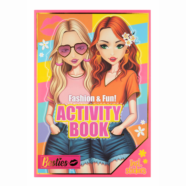 Набори для творчості - Набір для творчості Besties Мода та розваги з наліпками (990201)