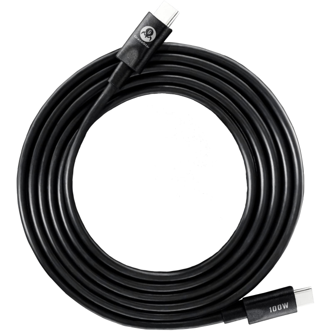 Мебель для геймеров - Кабель GravaStar Type-C 100w 1.5 м черный (GRAVASTARTC_BLK)