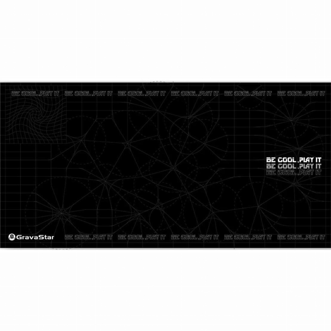 Клавиатура и мыши - Игровая поверхность GravaStar Gaming Pad XL черный (GSA8_MPD_R_BLK)