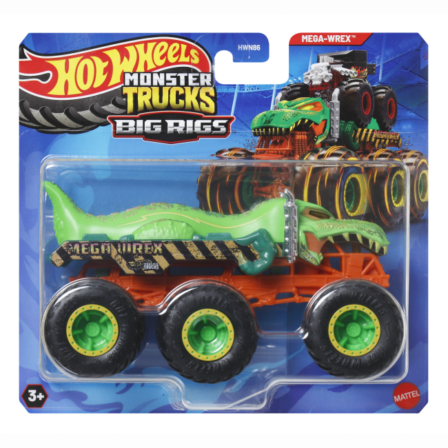 Автомоделі - Автомодель Hot Wheels Monster Trucks Супер-тягач ​Mega-wrex​ (HWN86/10)