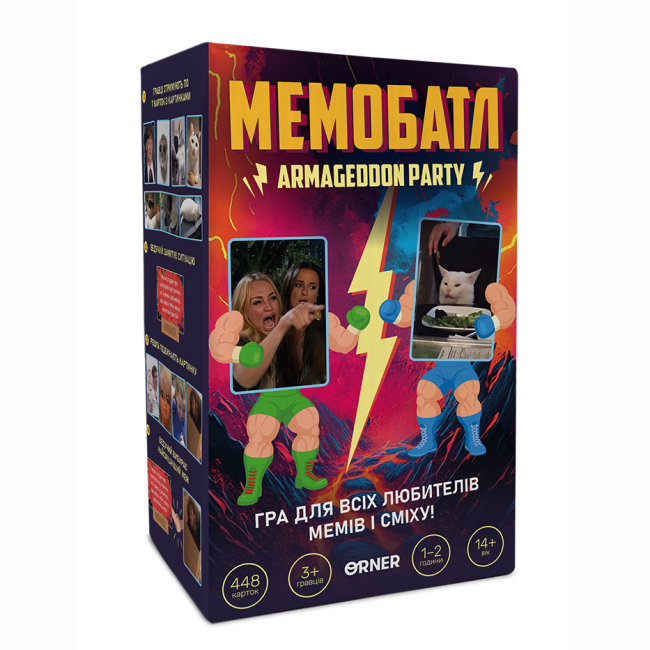 Настольные игры - Настольная игра Orner Мемобатл (orner-3017)