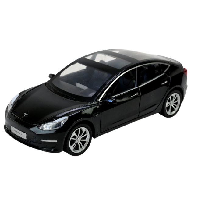 Автомоделі - Автомодель Автопром Tesla model 3 чорна (AP7728/3)