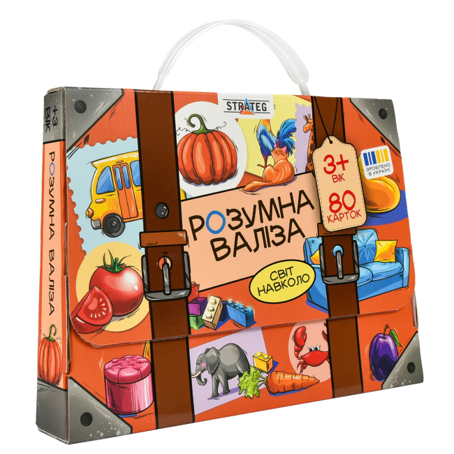Настольные игры - Настольная игра Strateg Умный чемодан Мир вокруг (30984)