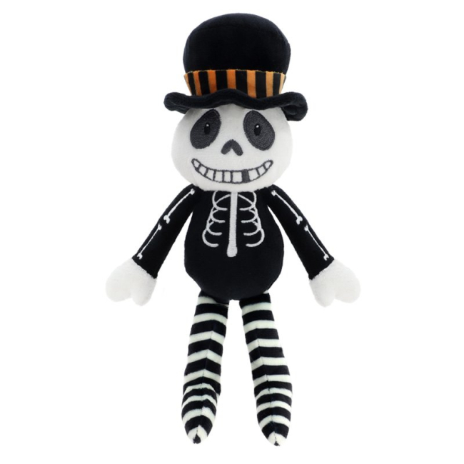 Персонажи мультфильмов - Мягкая игрушка Keel toys Keeleco Halloween Кукла Danglies Скелет 12 см (EH3881/2)