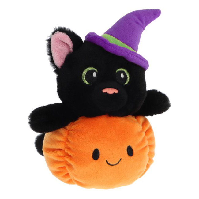 М'які тварини - М'яка іграшка Keel toys Keeleco Halloween Гарбузові звірі Котик 14 см (EH3884/1)