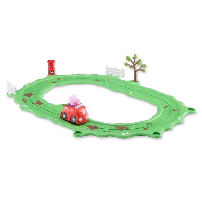 Фигурки персонажей - ​ Игровой набор Peppa Pig Машинка свинки Пеппы с фигурками (124606)