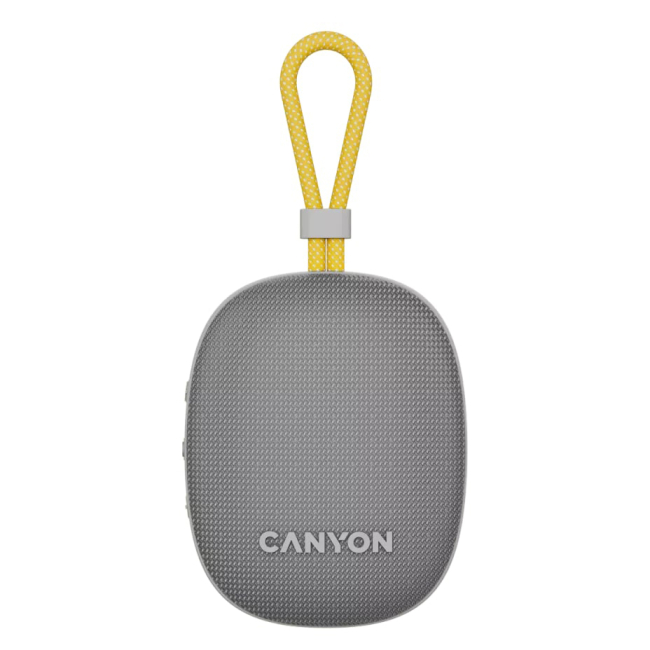 Колонки - Портативная колонка Canyon OnMove 12 5W Grey (CNE-CBTSP12GY)