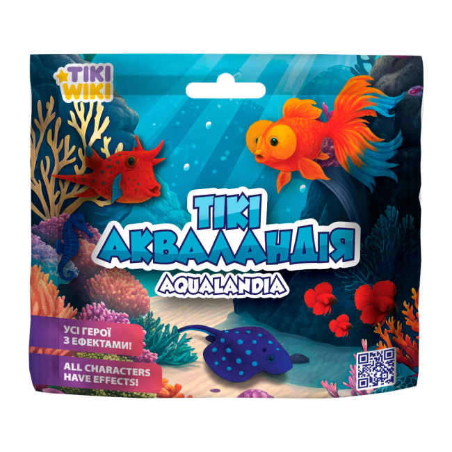 Антистресс игрушки - ​Стретч-игрушка Tiki Wiki Акваландия сюрприз (SQ001)
