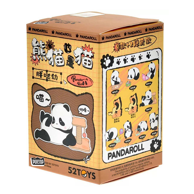 Фигурки животных - Фигурка-сюрприз Pop Top 52Toys Panda Roll Мяв панды (22CB437GG13)