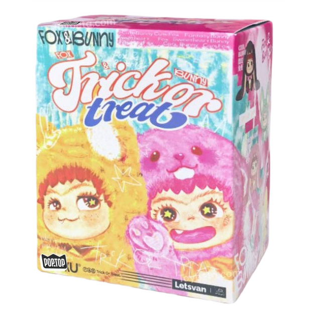 Персонажи мультфильмов - ​Мягкая игрушка-сюрприз Pop Top Letsvan Wakuku Милые озорники (17WK-0602)