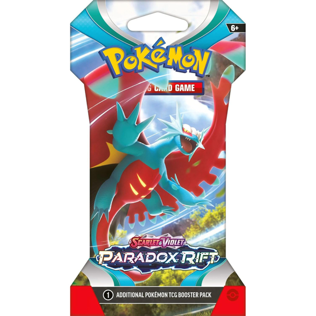Настільні ігри - ​​Настільна гра Pokemon Paradox Rift Roaring Moon бустер пак (820650854002/4)