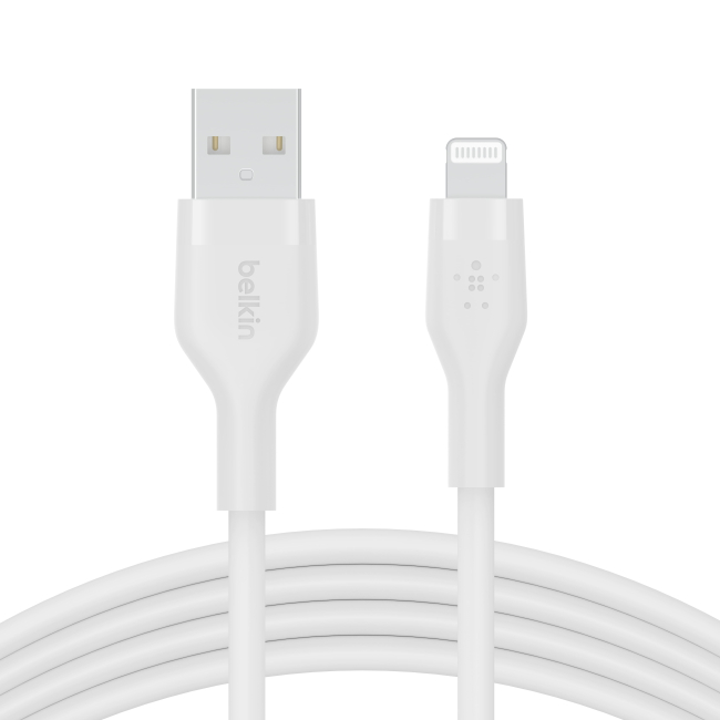 Павербанки - ​Кабель Belkin USB-A Lightning білий (CAA008BT1MWH)