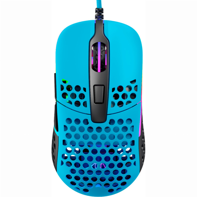 Клавіатура і миші - Мишка Cherry Xtrfy M42 USB-A RGB Miami Blue (XG-M42-RGB-BLUE)