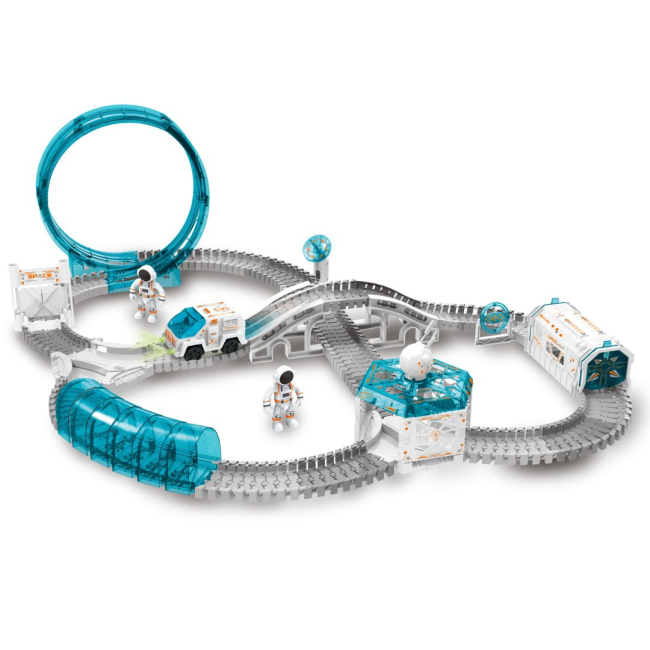 Автотреки - Ігровий набір Otamanko Автотрек Дивовижні пригоди Космічна подорож 229 деталей (532.02.65)