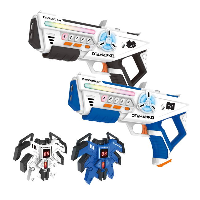 Лазерное оружие - Игровой набор лазерного оружия Otamanko Лазерные бои 2 лазерных пистолета и 2 жилета (532.03.13)