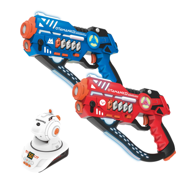 Лазерна зброя - Ігровий набір лазерної зброї Otamanko Лазерні бої 2 лазерних пістолета і проектор (532.03.14)