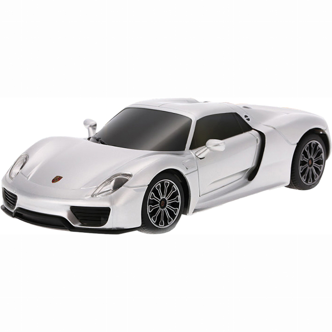 Радіокеровані моделі - Автомодель Rastar Porsche 918 Spyder 1:24 Сріблястий (454.01.18)