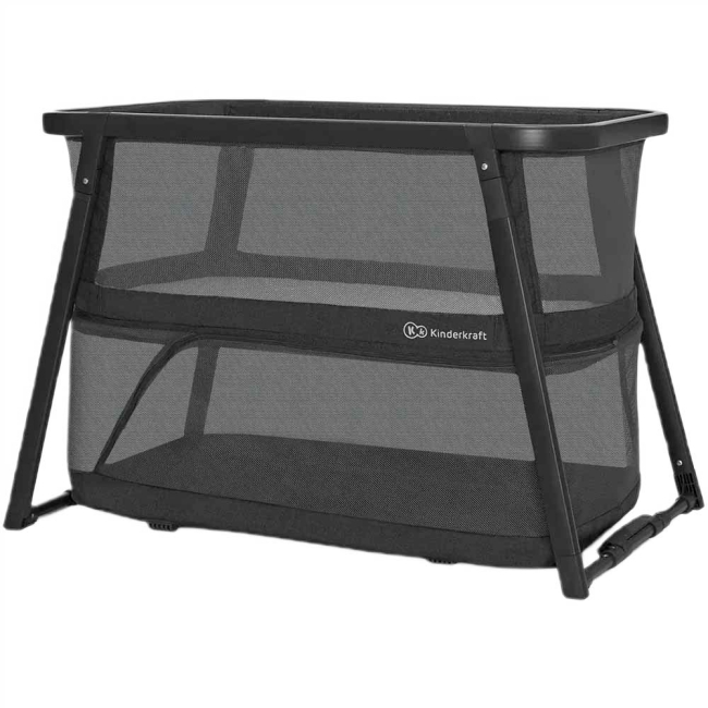 Манежі - Ліжко-манеж Kinderkraft Sofi Plus Grey 4 в 1 (KLSOFIPLGRY0000)