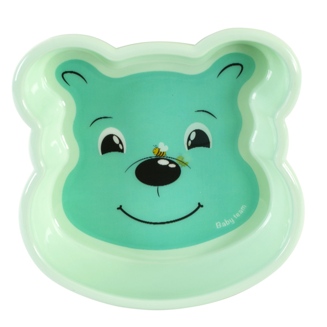 Товары по уходу - ​Тарелочка детская глубокая Baby Team Любимые зверьки (6011)