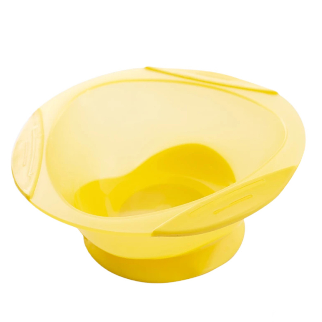 Товари для догляду - Тарілка Baby Team на присосці жовта (6004/1)