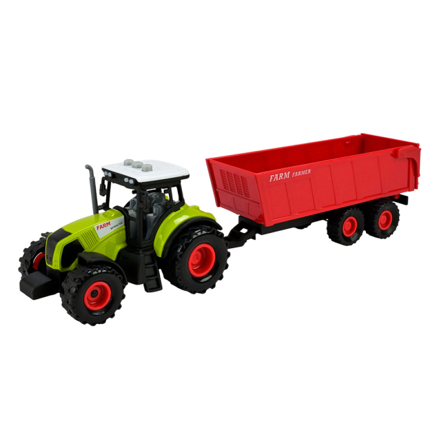 Транспорт і спецтехніка - Іграшковий трактор Solar З причепом (AP9921)